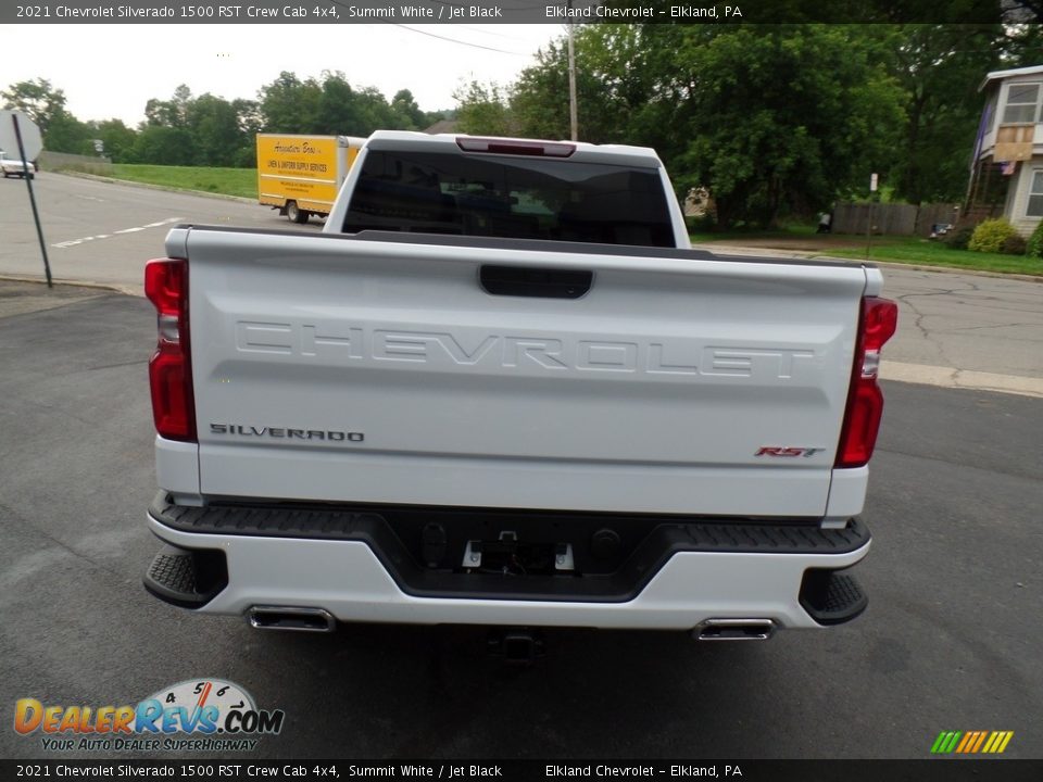 2021 Chevrolet Silverado 1500 RST Crew Cab 4x4 Summit White / Jet Black Photo #8