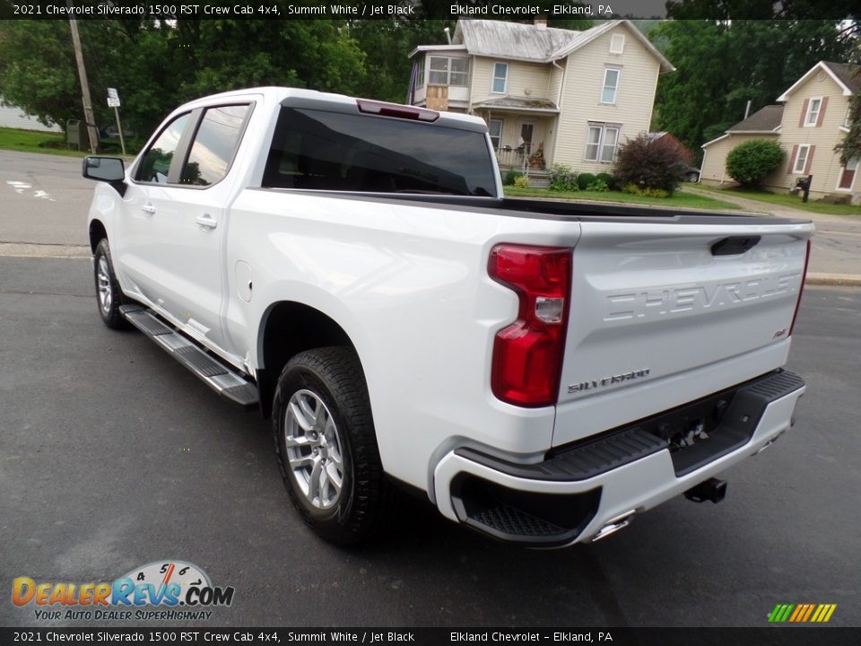 2021 Chevrolet Silverado 1500 RST Crew Cab 4x4 Summit White / Jet Black Photo #9