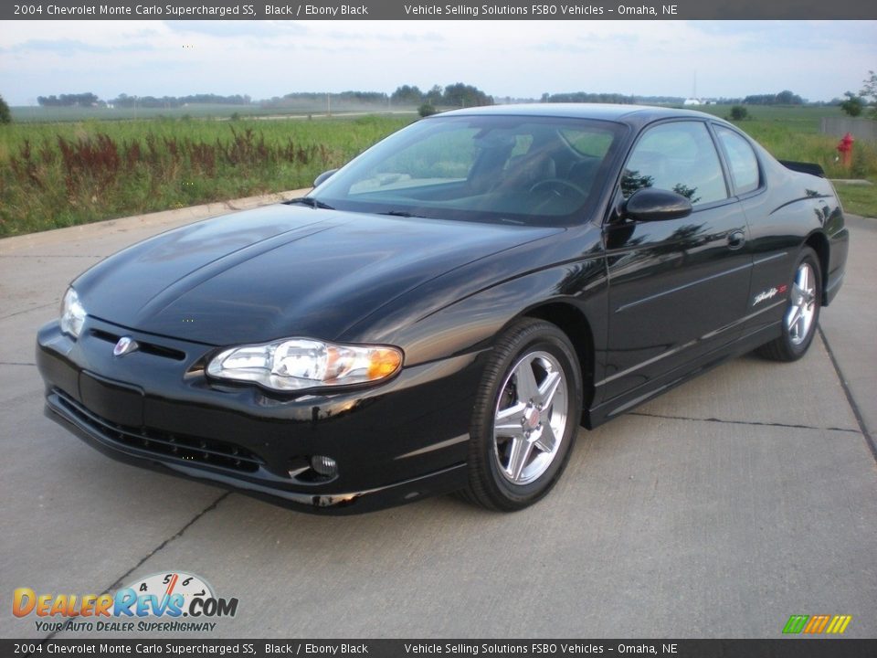 2004 Chevrolet Monte Carlo Supercharged SS Black / Ebony Black Photo #18