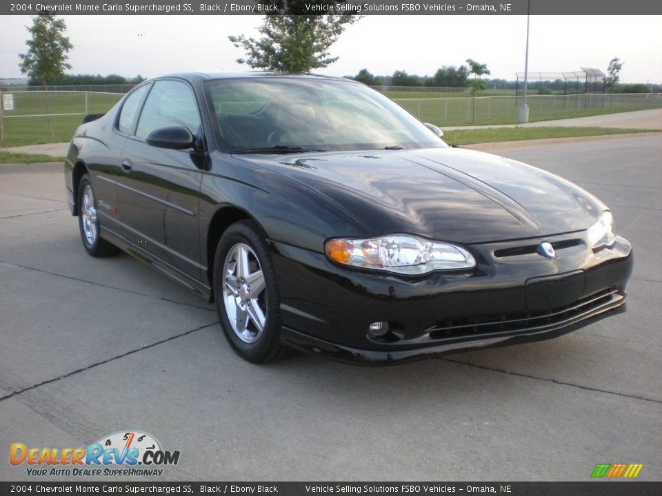 2004 Chevrolet Monte Carlo Supercharged SS Black / Ebony Black Photo #19