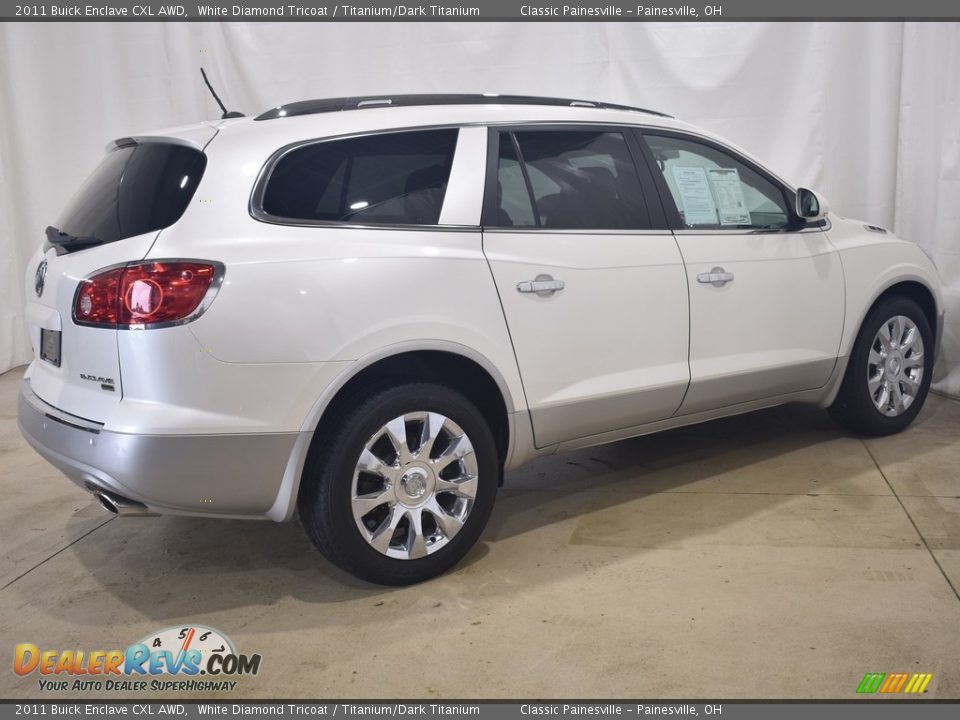 2011 Buick Enclave CXL AWD White Diamond Tricoat / Titanium/Dark Titanium Photo #2