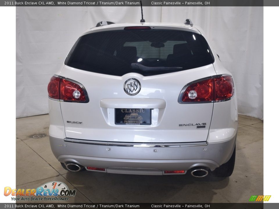 2011 Buick Enclave CXL AWD White Diamond Tricoat / Titanium/Dark Titanium Photo #3