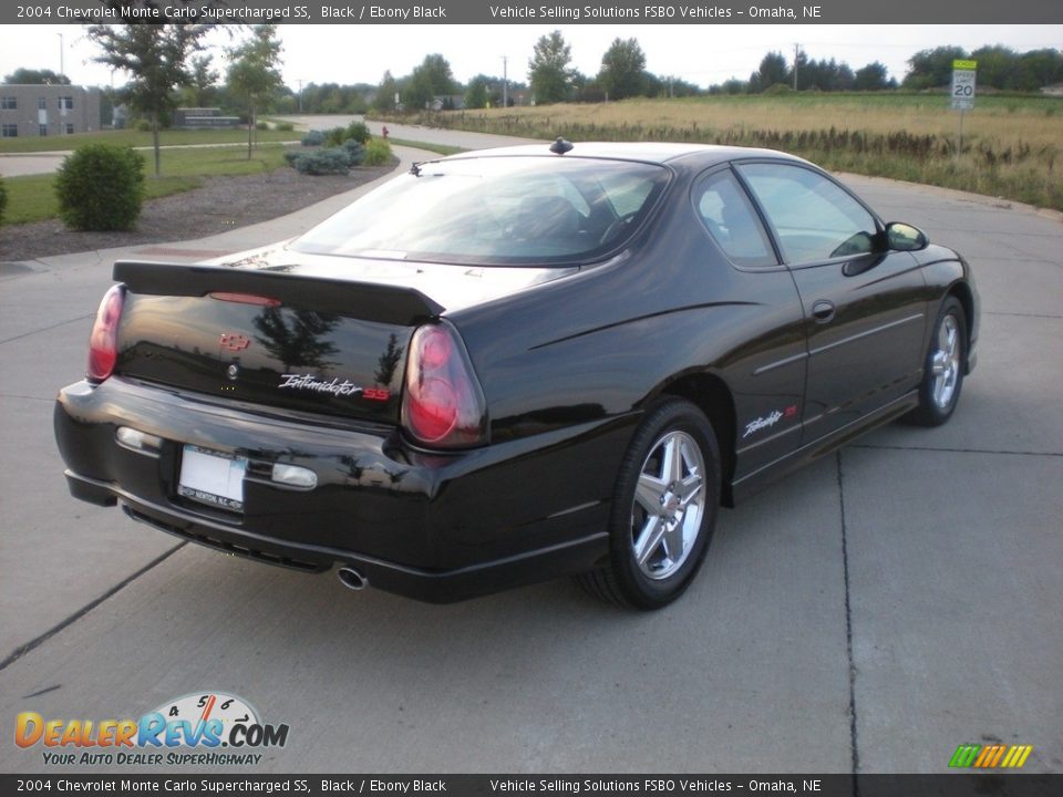 2004 Chevrolet Monte Carlo Supercharged SS Black / Ebony Black Photo #20