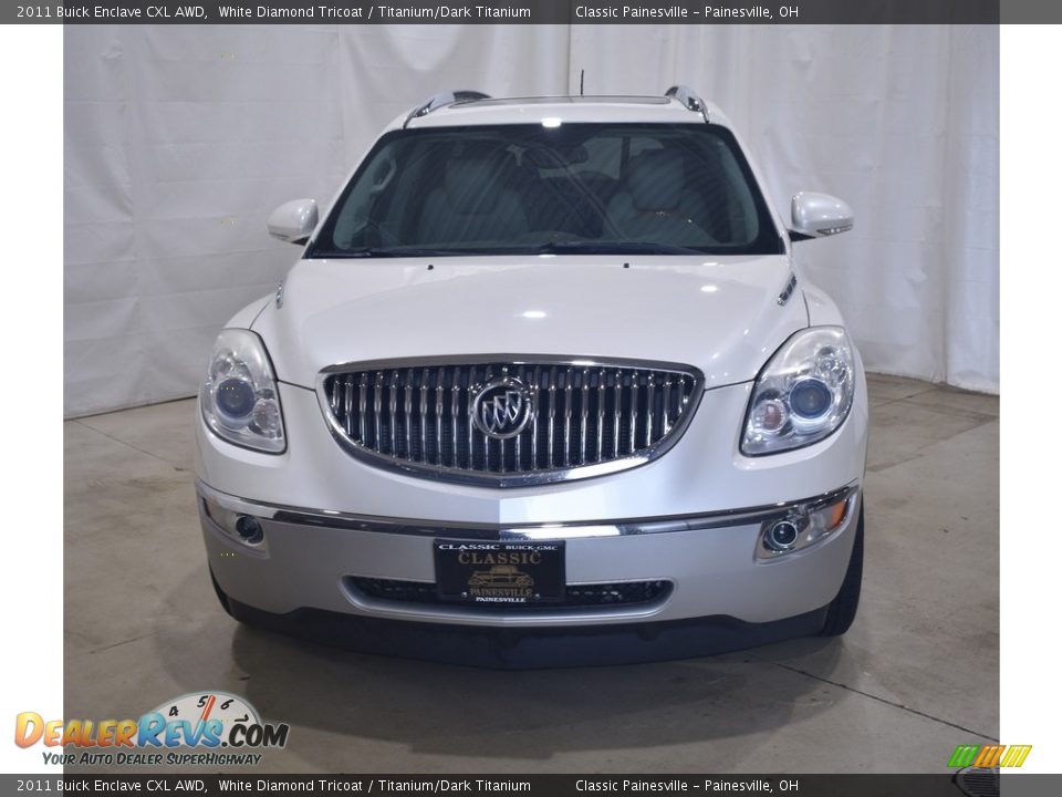 2011 Buick Enclave CXL AWD White Diamond Tricoat / Titanium/Dark Titanium Photo #4