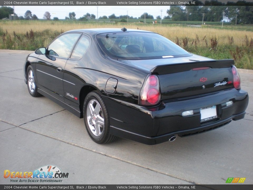 2004 Chevrolet Monte Carlo Supercharged SS Black / Ebony Black Photo #21