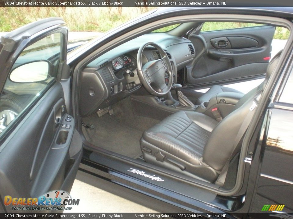 2004 Chevrolet Monte Carlo Supercharged SS Black / Ebony Black Photo #22
