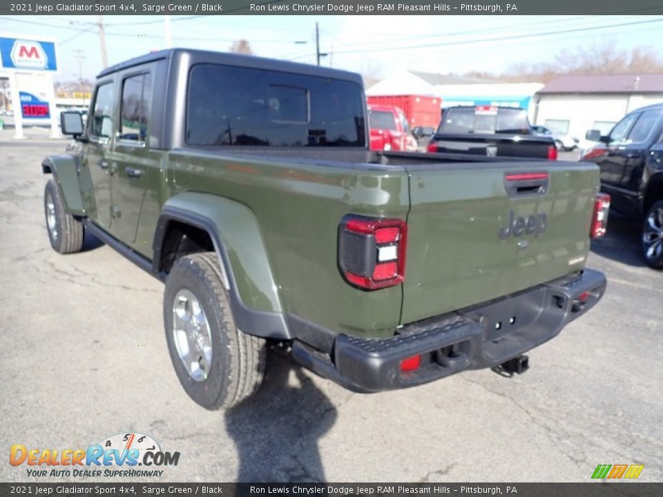 2021 Jeep Gladiator Sport 4x4 Sarge Green / Black Photo #3