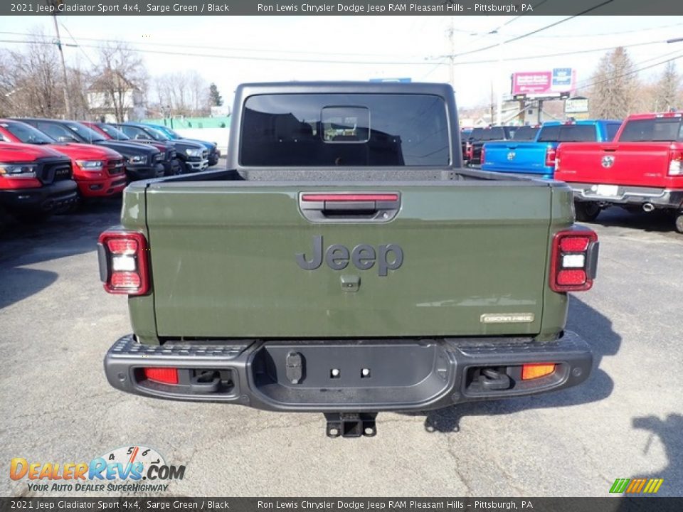 2021 Jeep Gladiator Sport 4x4 Sarge Green / Black Photo #4