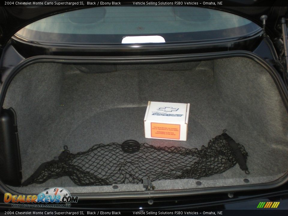 2004 Chevrolet Monte Carlo Supercharged SS Black / Ebony Black Photo #25