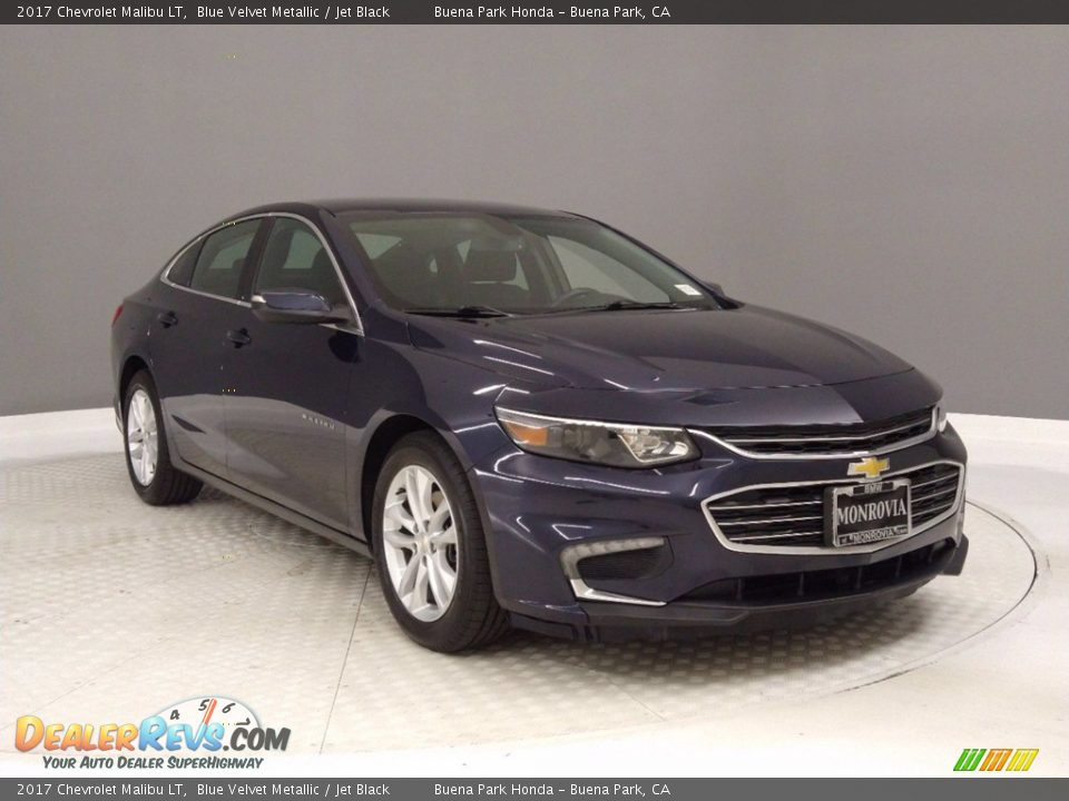 2017 Chevrolet Malibu LT Blue Velvet Metallic / Jet Black Photo #31