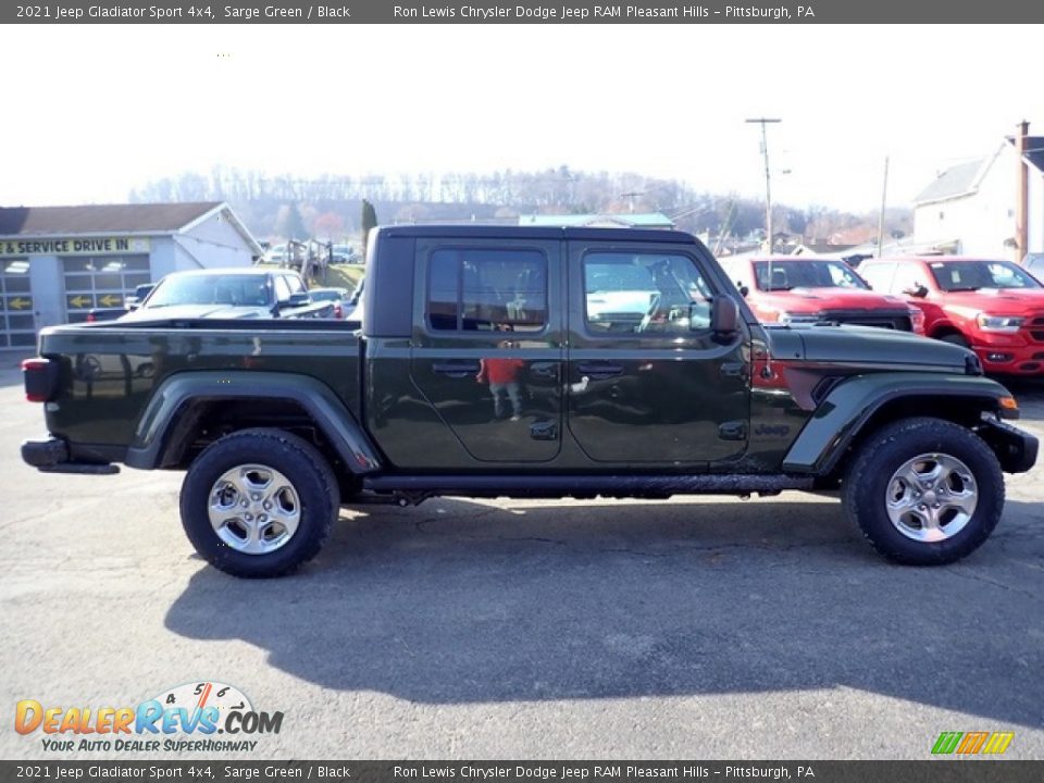 2021 Jeep Gladiator Sport 4x4 Sarge Green / Black Photo #6