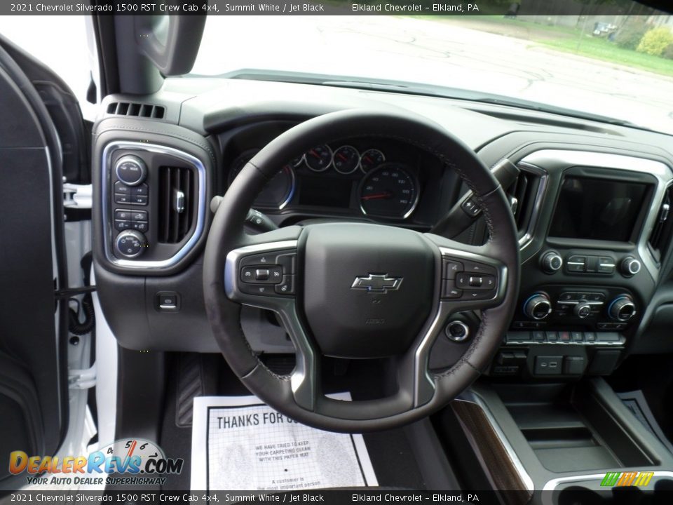 2021 Chevrolet Silverado 1500 RST Crew Cab 4x4 Summit White / Jet Black Photo #20