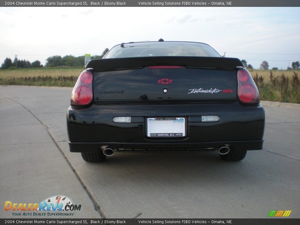 2004 Chevrolet Monte Carlo Supercharged SS Black / Ebony Black Photo #27