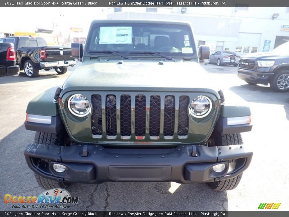 2021 Jeep Gladiator Sport 4x4 Sarge Green / Black Photo #8