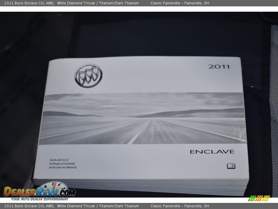 2011 Buick Enclave CXL AWD White Diamond Tricoat / Titanium/Dark Titanium Photo #19