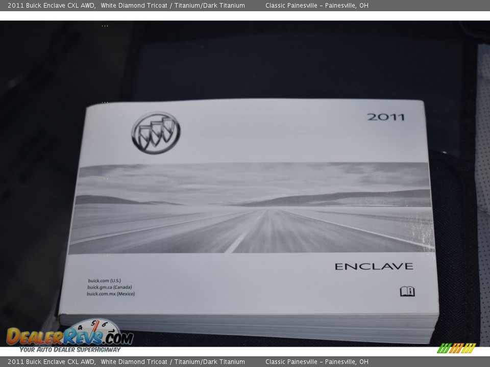 2011 Buick Enclave CXL AWD White Diamond Tricoat / Titanium/Dark Titanium Photo #19