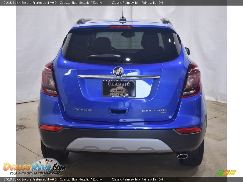 2018 Buick Encore Preferred II AWD Coastal Blue Metallic / Ebony Photo #3