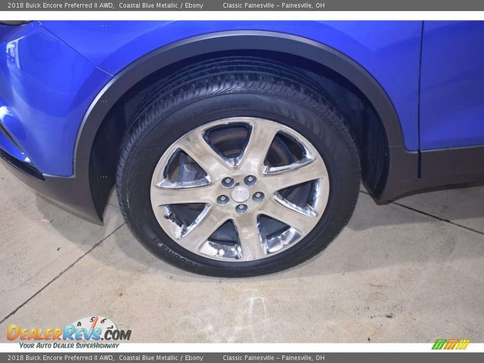 2018 Buick Encore Preferred II AWD Coastal Blue Metallic / Ebony Photo #5