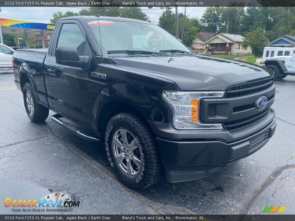 2019 Ford F150 XL Regular Cab Agate Black / Earth Gray Photo #4