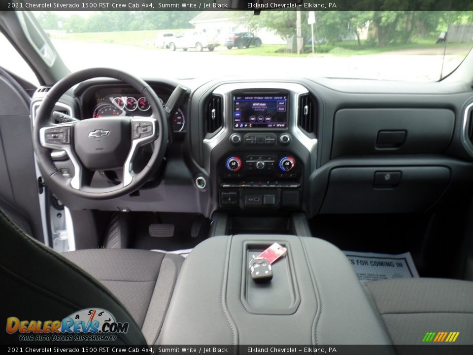 2021 Chevrolet Silverado 1500 RST Crew Cab 4x4 Summit White / Jet Black Photo #35