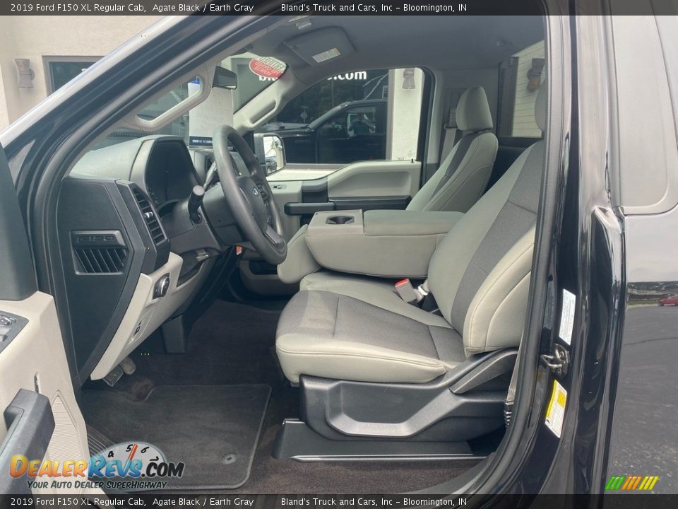 2019 Ford F150 XL Regular Cab Agate Black / Earth Gray Photo #11