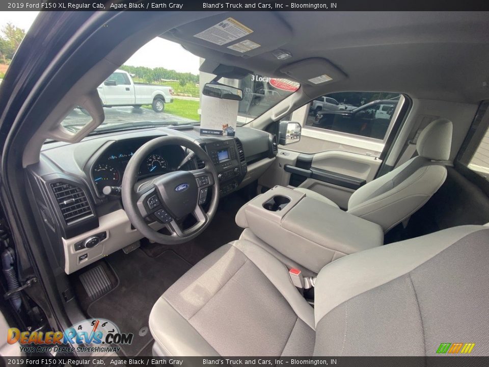 2019 Ford F150 XL Regular Cab Agate Black / Earth Gray Photo #12