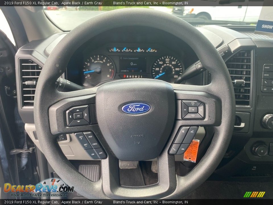 2019 Ford F150 XL Regular Cab Agate Black / Earth Gray Photo #13