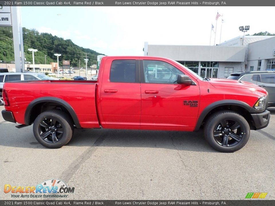 2021 Ram 1500 Classic Quad Cab 4x4 Flame Red / Black Photo #6