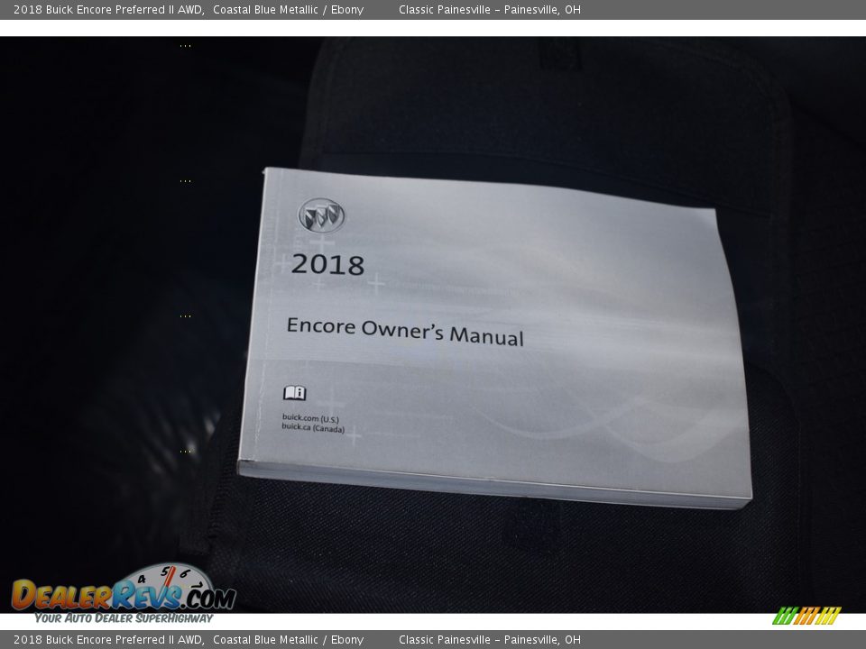 2018 Buick Encore Preferred II AWD Coastal Blue Metallic / Ebony Photo #17