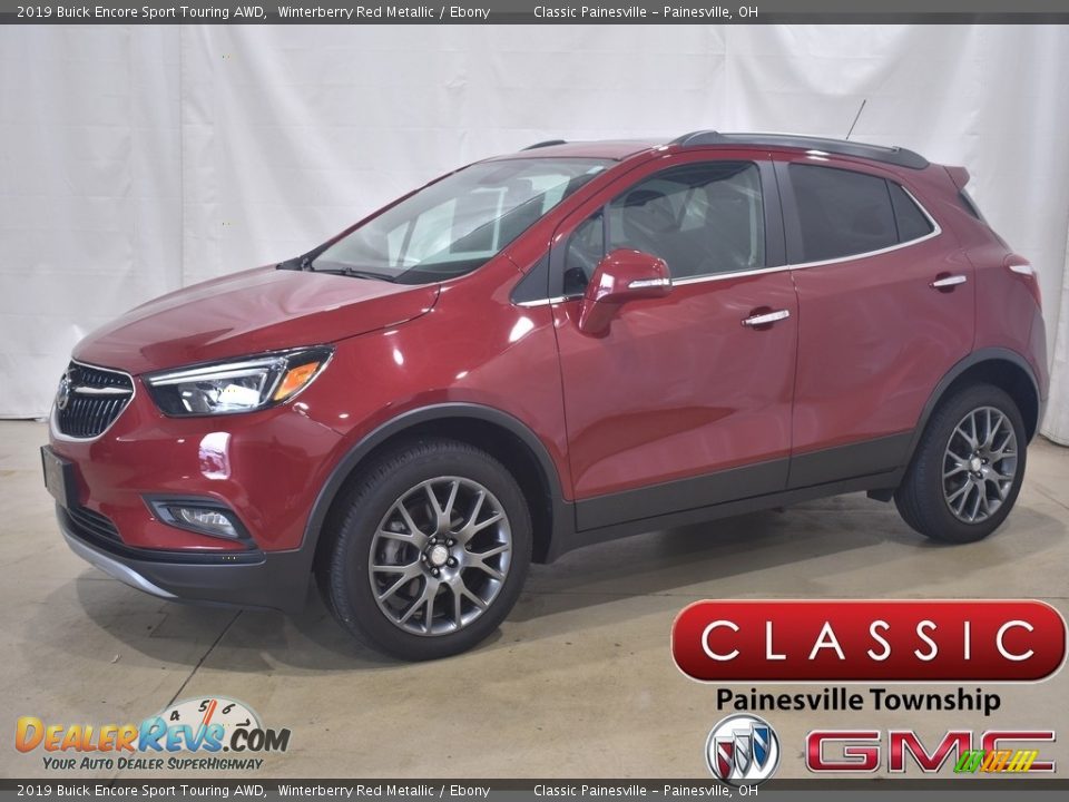 2019 Buick Encore Sport Touring AWD Winterberry Red Metallic / Ebony Photo #1