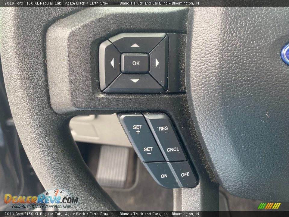 2019 Ford F150 XL Regular Cab Agate Black / Earth Gray Photo #15