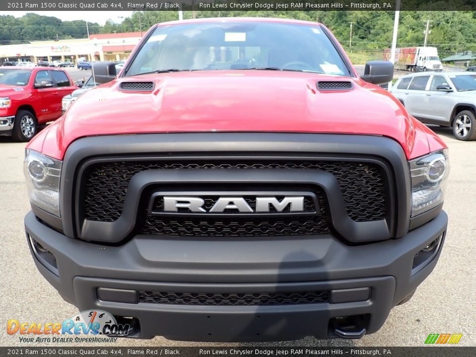 2021 Ram 1500 Classic Quad Cab 4x4 Flame Red / Black Photo #8