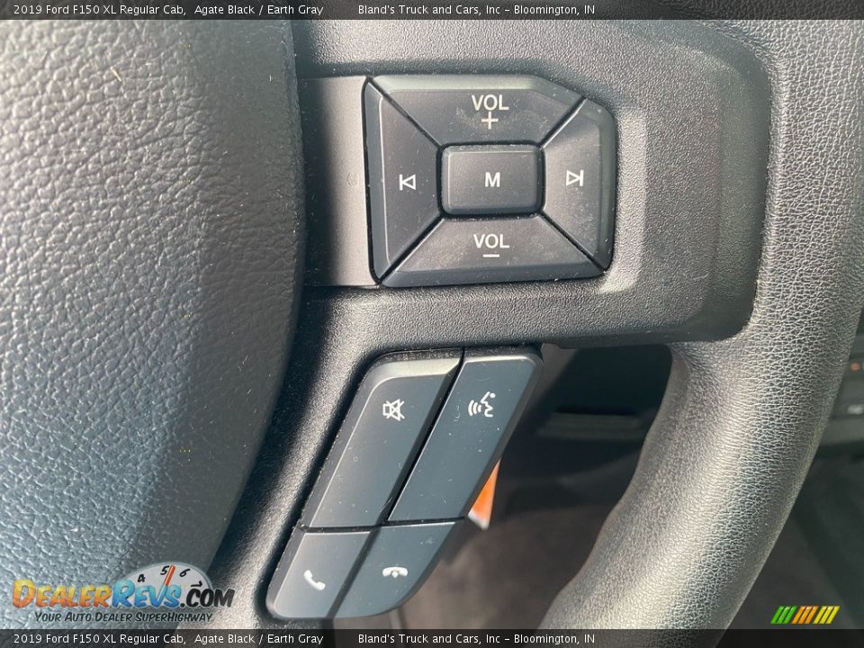 2019 Ford F150 XL Regular Cab Agate Black / Earth Gray Photo #16