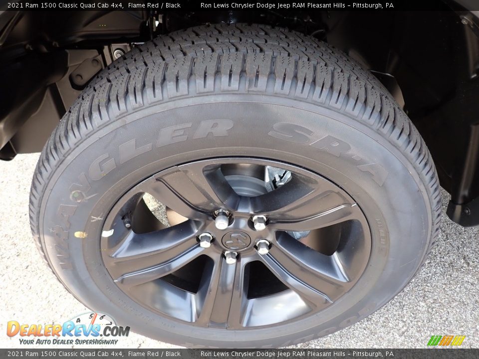 2021 Ram 1500 Classic Quad Cab 4x4 Flame Red / Black Photo #9