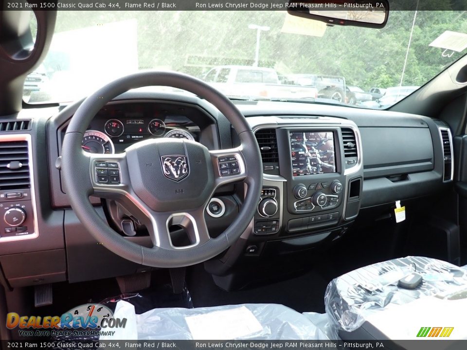2021 Ram 1500 Classic Quad Cab 4x4 Flame Red / Black Photo #12