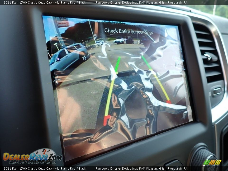 2021 Ram 1500 Classic Quad Cab 4x4 Flame Red / Black Photo #17