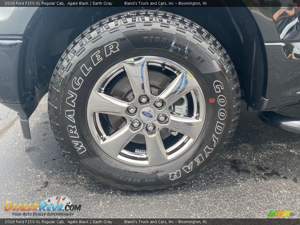 2019 Ford F150 XL Regular Cab Agate Black / Earth Gray Photo #28