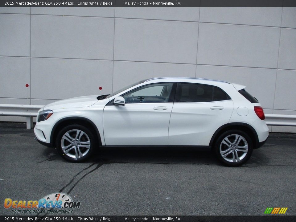 2015 Mercedes-Benz GLA 250 4Matic Cirrus White / Beige Photo #2