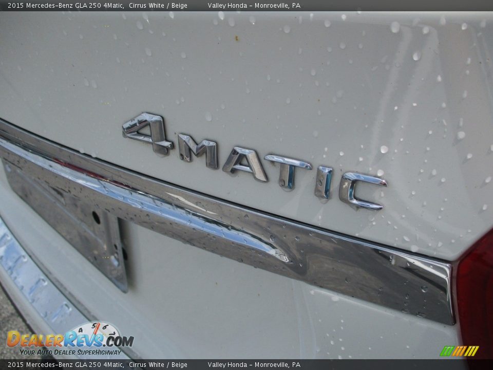 2015 Mercedes-Benz GLA 250 4Matic Cirrus White / Beige Photo #6