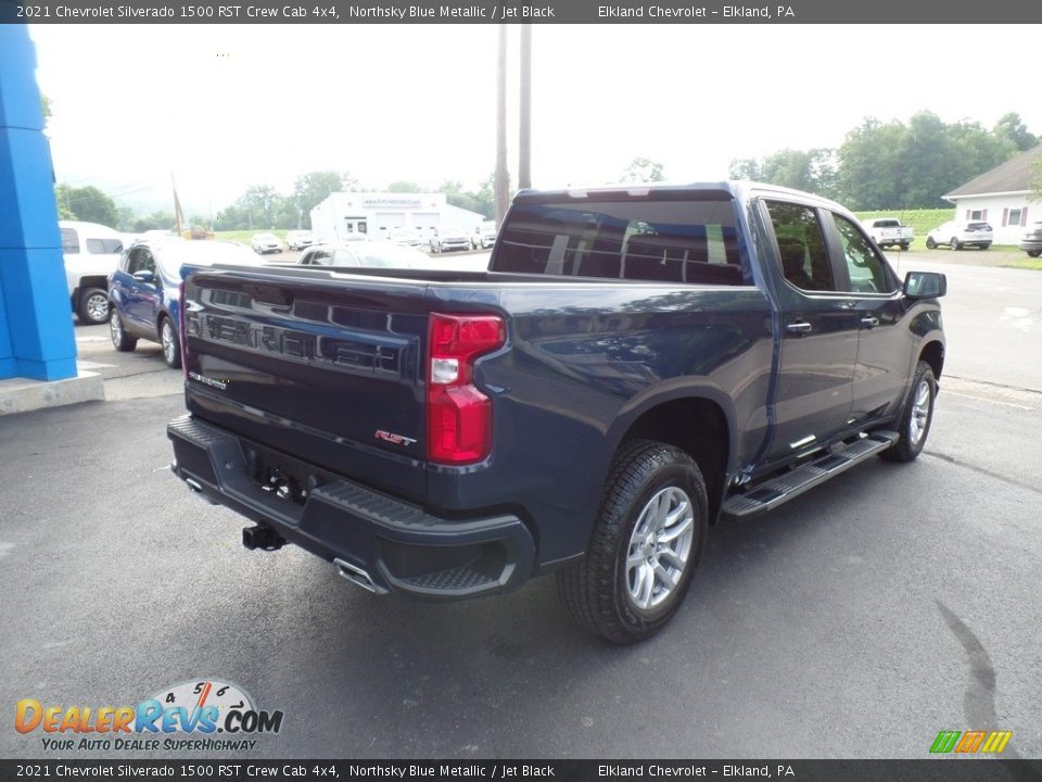 2021 Chevrolet Silverado 1500 RST Crew Cab 4x4 Northsky Blue Metallic / Jet Black Photo #7