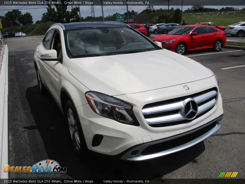 2015 Mercedes-Benz GLA 250 4Matic Cirrus White / Beige Photo #8