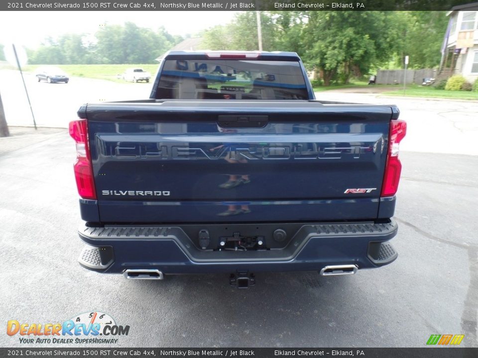 2021 Chevrolet Silverado 1500 RST Crew Cab 4x4 Northsky Blue Metallic / Jet Black Photo #8