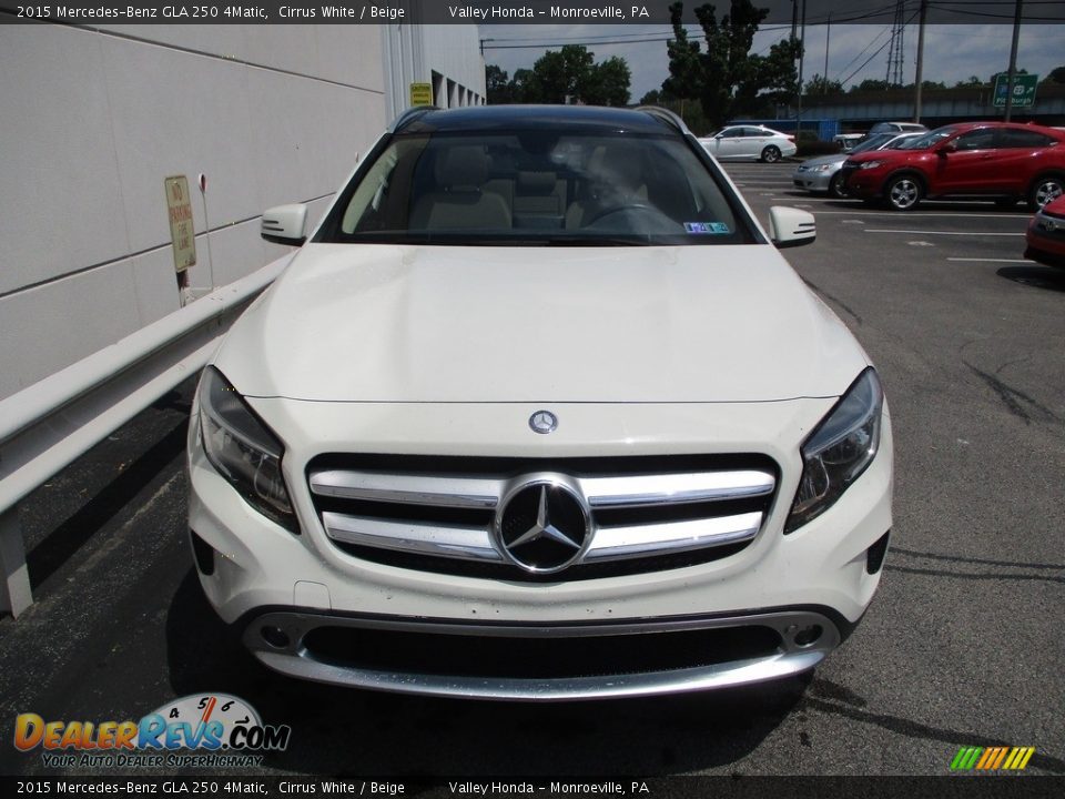 2015 Mercedes-Benz GLA 250 4Matic Cirrus White / Beige Photo #9