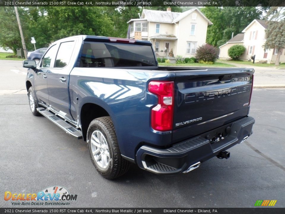 2021 Chevrolet Silverado 1500 RST Crew Cab 4x4 Northsky Blue Metallic / Jet Black Photo #9