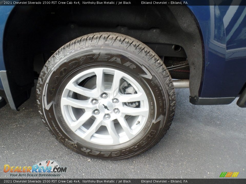 2021 Chevrolet Silverado 1500 RST Crew Cab 4x4 Northsky Blue Metallic / Jet Black Photo #11