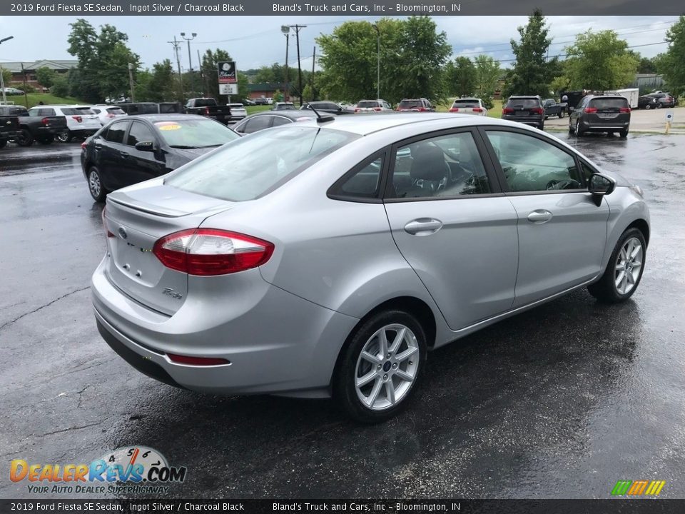 2019 Ford Fiesta SE Sedan Ingot Silver / Charcoal Black Photo #6