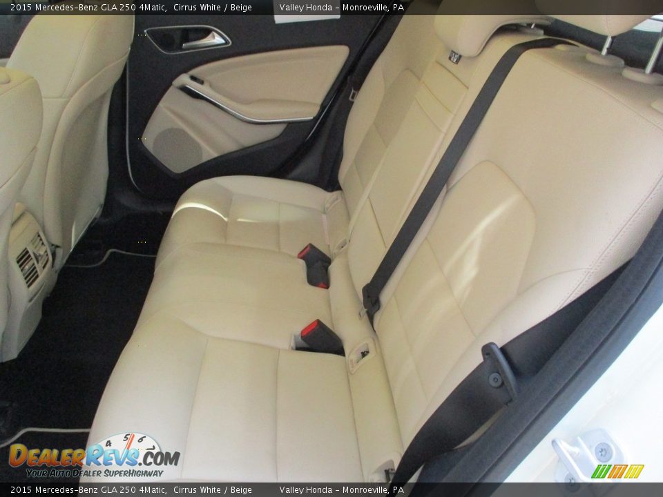 2015 Mercedes-Benz GLA 250 4Matic Cirrus White / Beige Photo #14