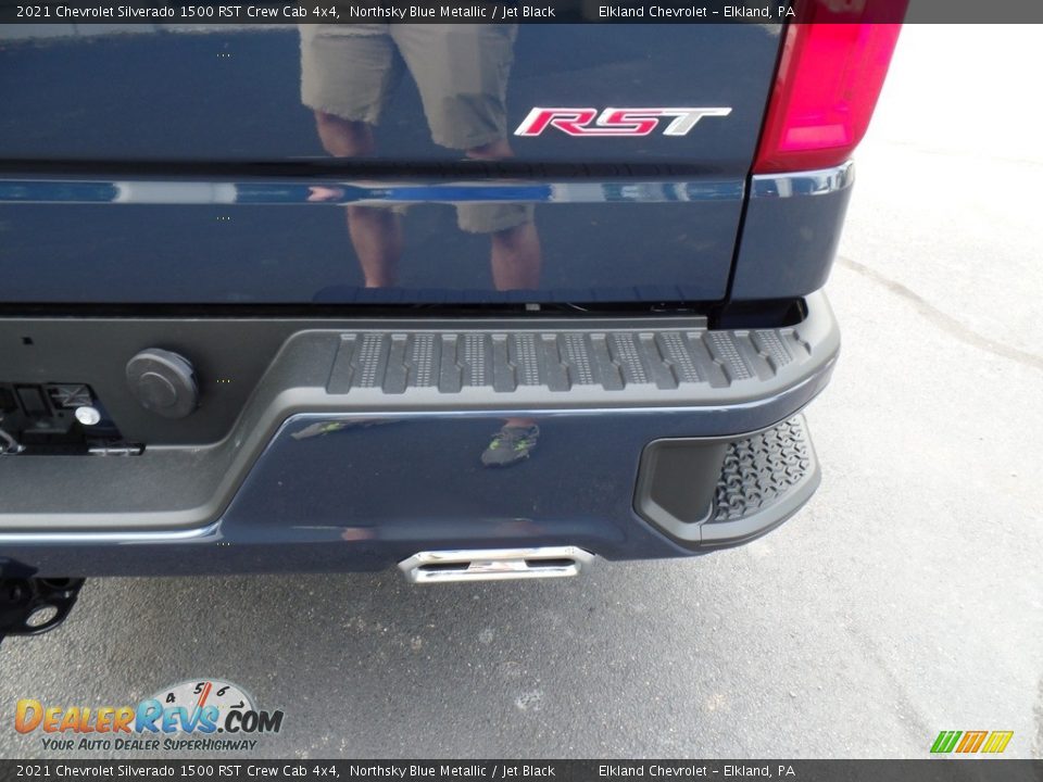 2021 Chevrolet Silverado 1500 RST Crew Cab 4x4 Northsky Blue Metallic / Jet Black Photo #14