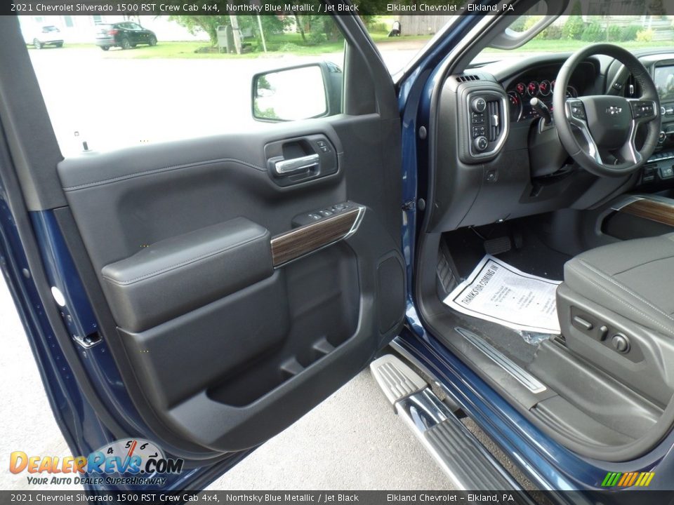 2021 Chevrolet Silverado 1500 RST Crew Cab 4x4 Northsky Blue Metallic / Jet Black Photo #15