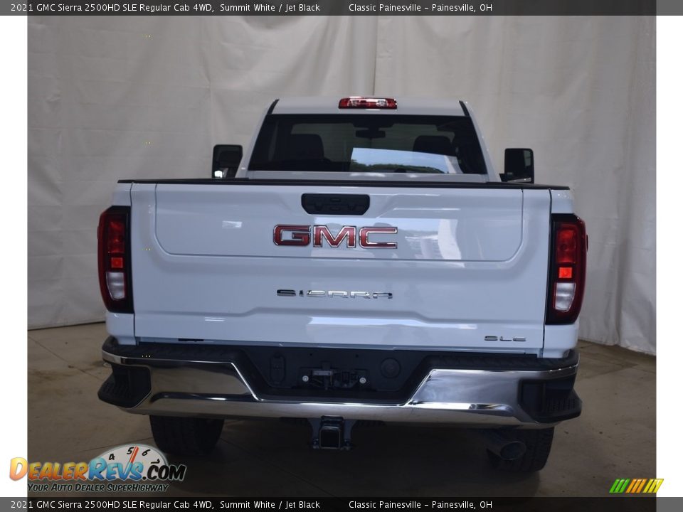 2021 GMC Sierra 2500HD SLE Regular Cab 4WD Summit White / Jet Black Photo #3